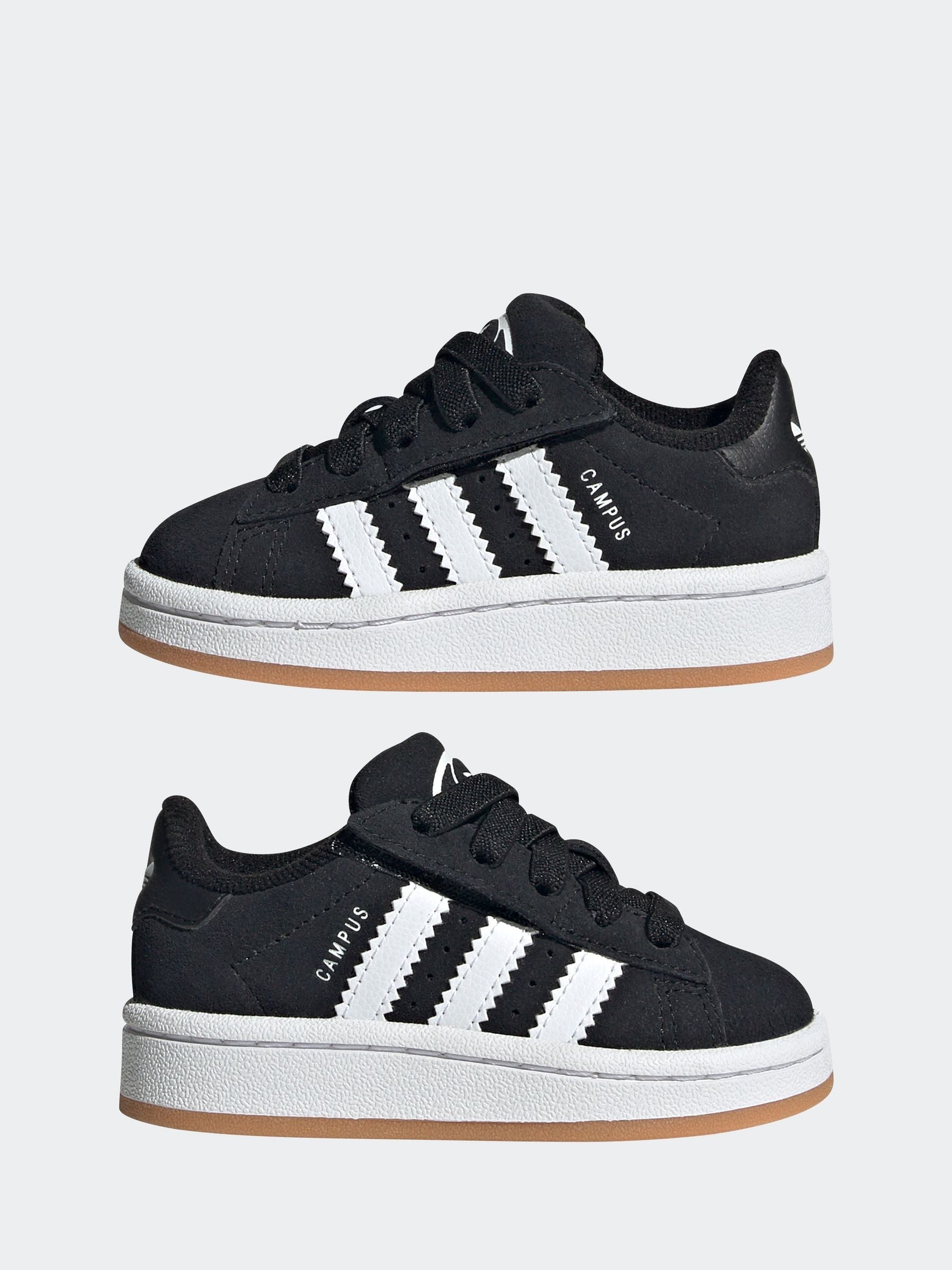 adidas Originals Black Campus 00s Comfort Closure Elastic Lace Infant Trainers image 6