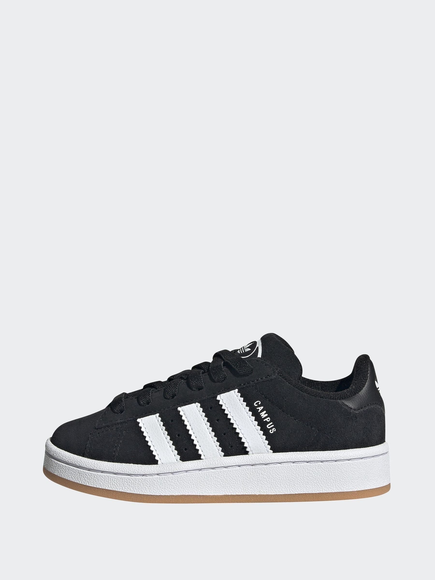 adidas Originals Black Campus 00s Elastic Lace Kids Trainers image 3