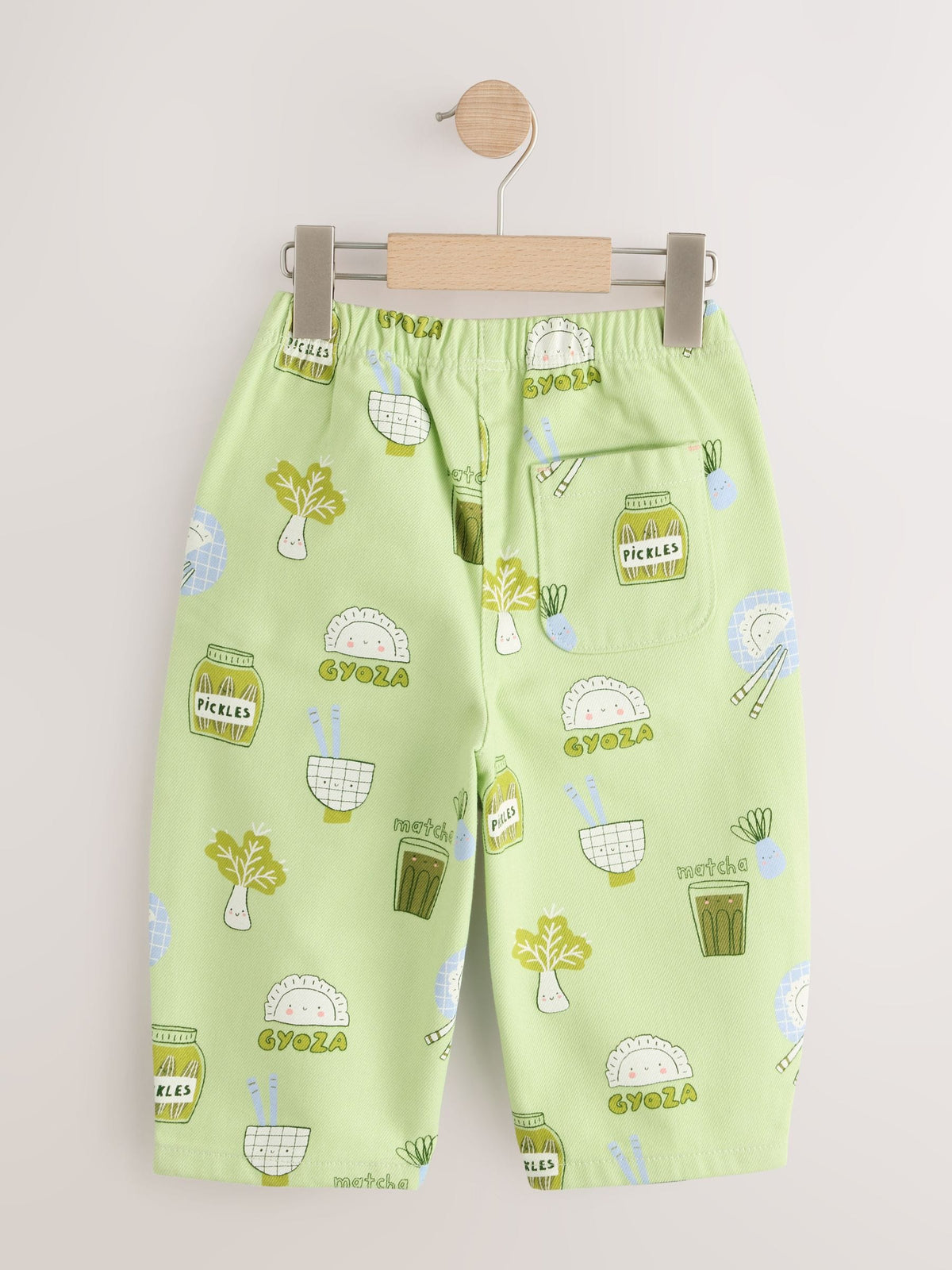 Green Food Printed Jeans (3mths-7yrs) - image 2
