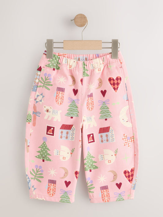 Christmas Printed Jeans (3mths-7yrs) - image 1