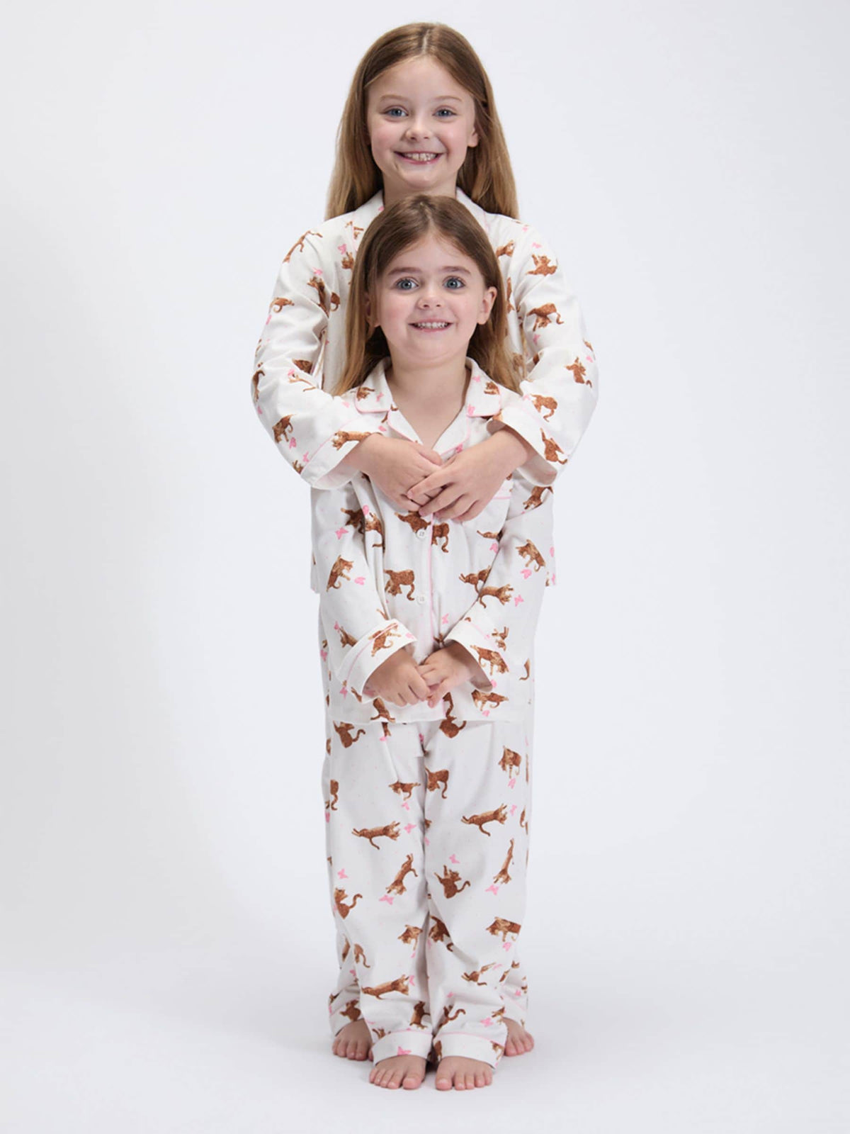 Boux Avenue White Cat Fleece Pyjamas In A Bag - image 3