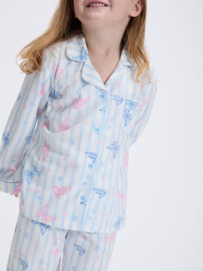 Boux Avenue Blue/Pink Fleece Pyjamas In A Bag - image 2