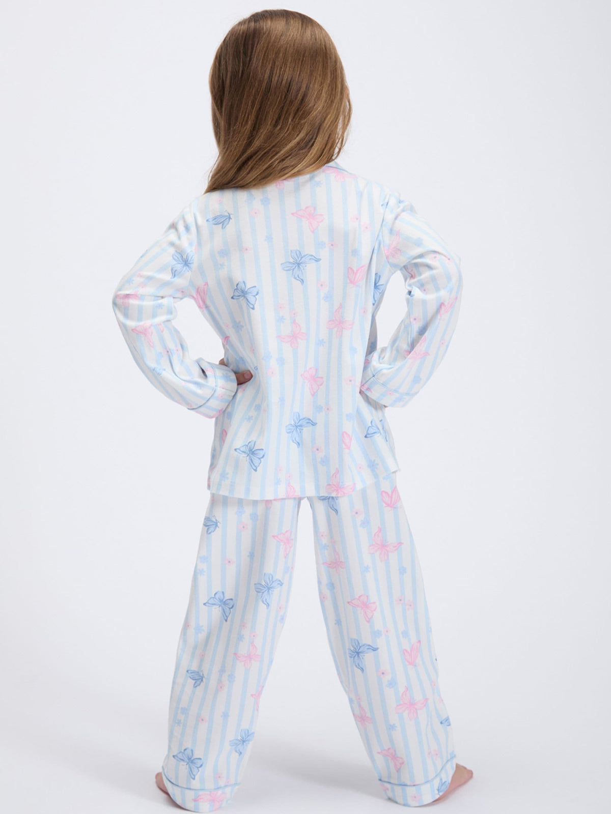 Boux Avenue Blue/Pink Fleece Pyjamas In A Bag - image 3