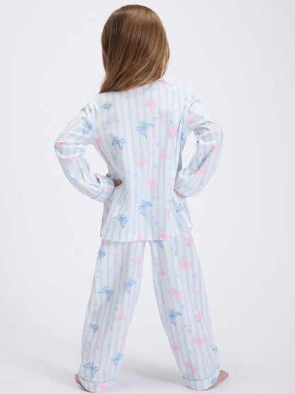 Boux Avenue Blue/Pink Fleece Pyjamas In A Bag - image 3