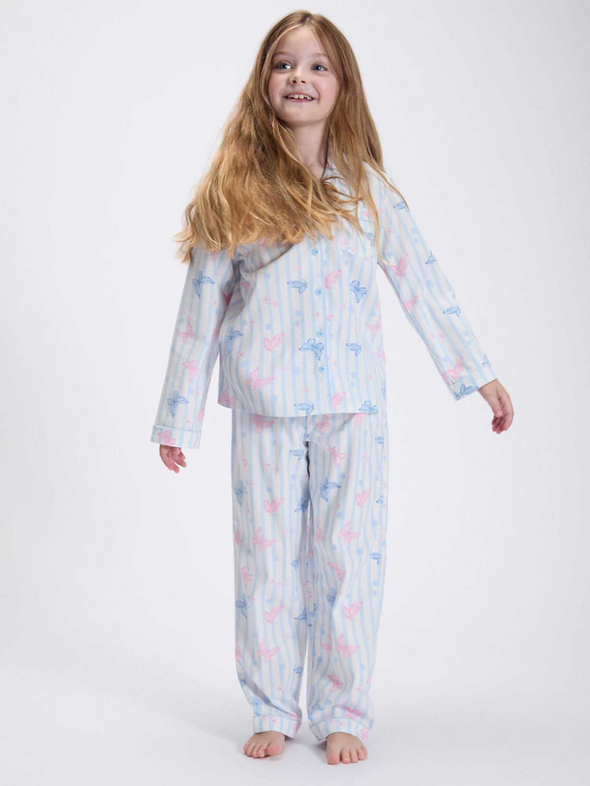 Boux Avenue Blue/Pink Fleece Pyjamas In A Bag - image 4