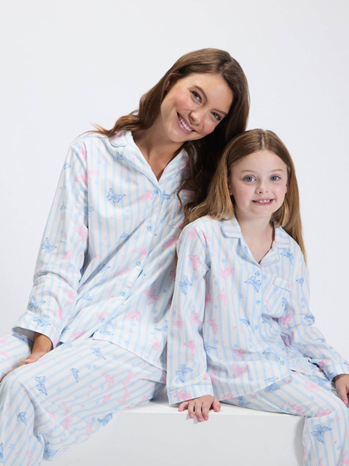 Boux Avenue Blue/Pink Fleece Pyjamas In A Bag - image 5