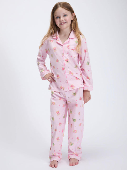 Boux Avenue Pink Teddy Fleece Pyjamas In A Bag - image 1