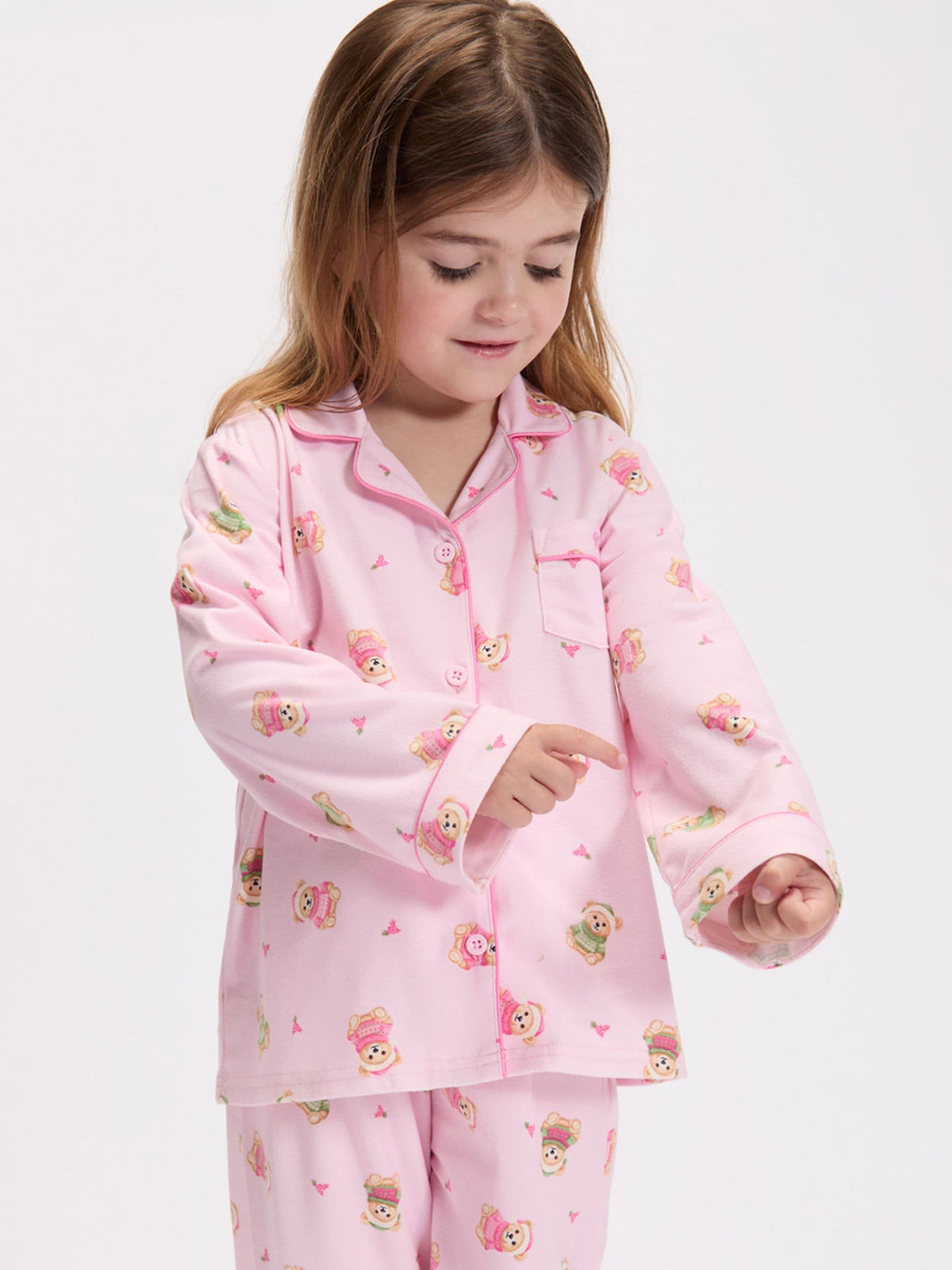 Boux Avenue Pink Teddy Fleece Pyjamas In A Bag - image 3
