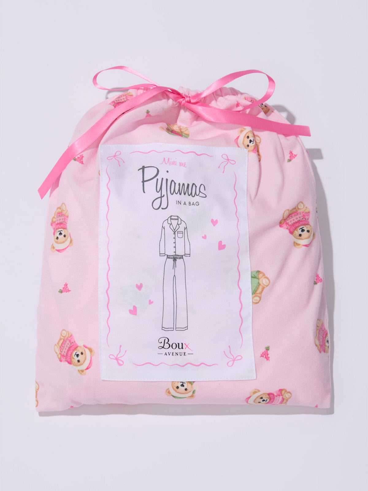 Boux Avenue Pink Teddy Fleece Pyjamas In A Bag - image 6