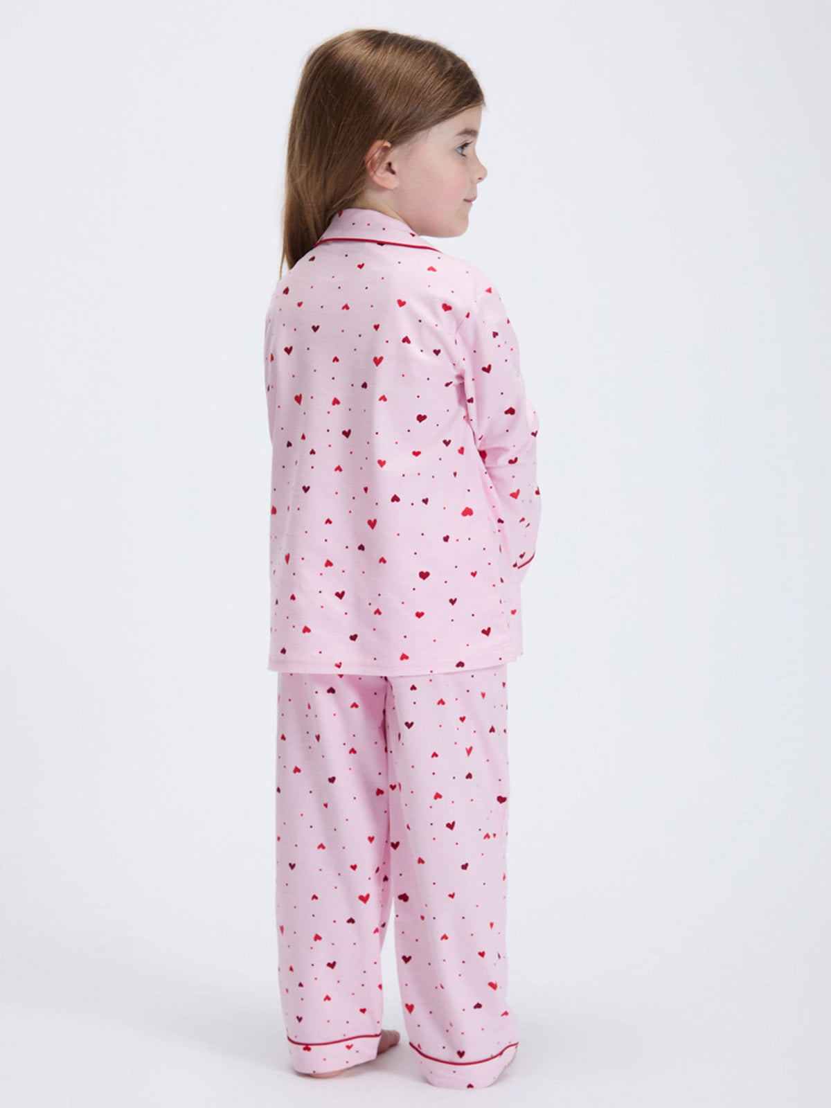 Boux Avenue Pink/Red Heart Fleece Pyjamas In A Bag - image 2