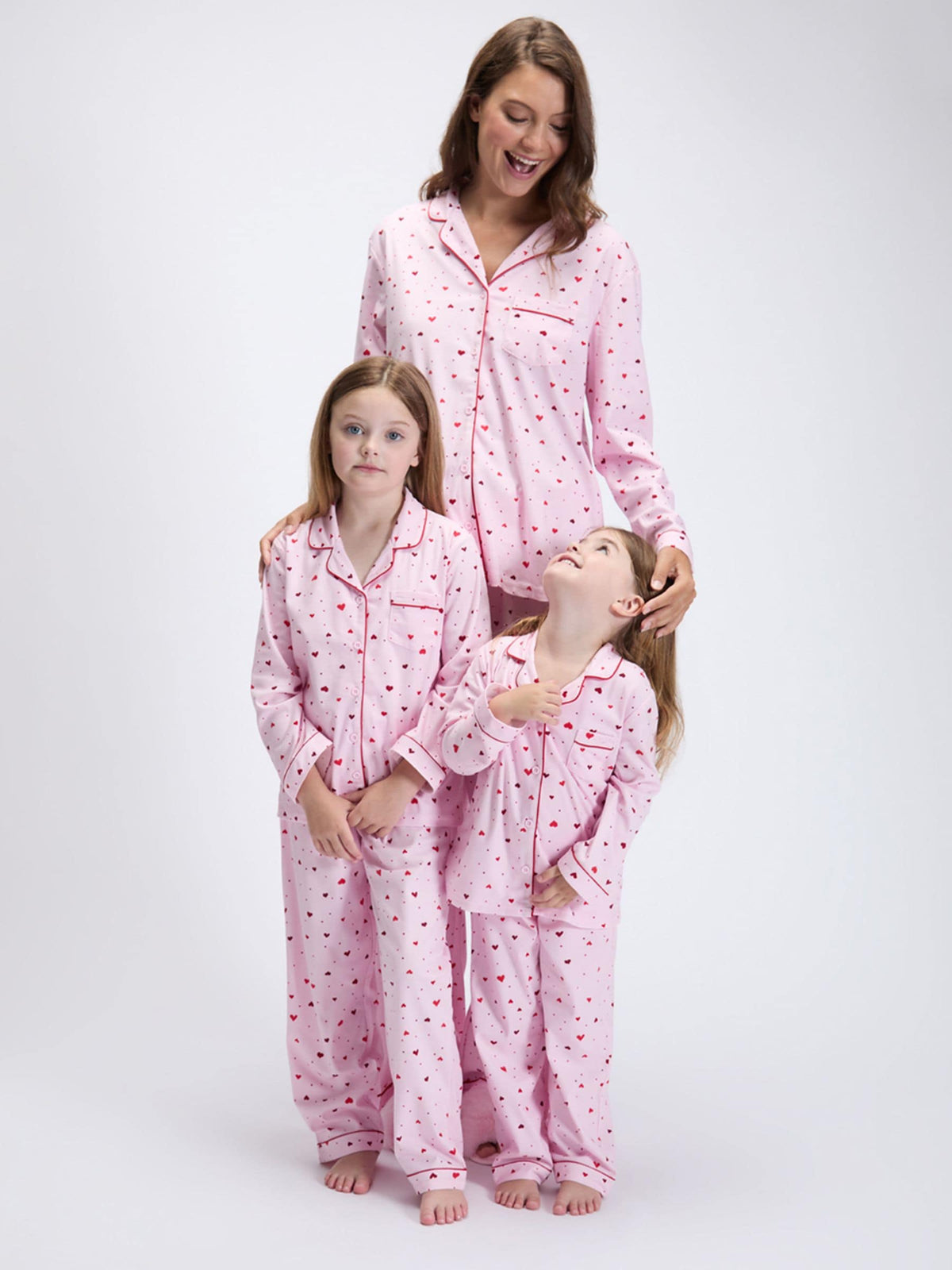 Boux Avenue Pink/Red Heart Fleece Pyjamas In A Bag - image 3