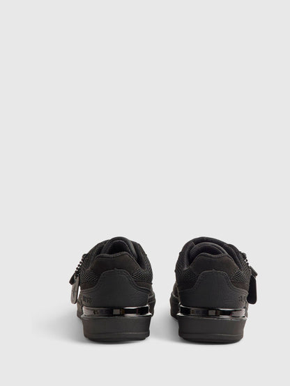 River Island Black Back To School Veltcro Trainers image 4