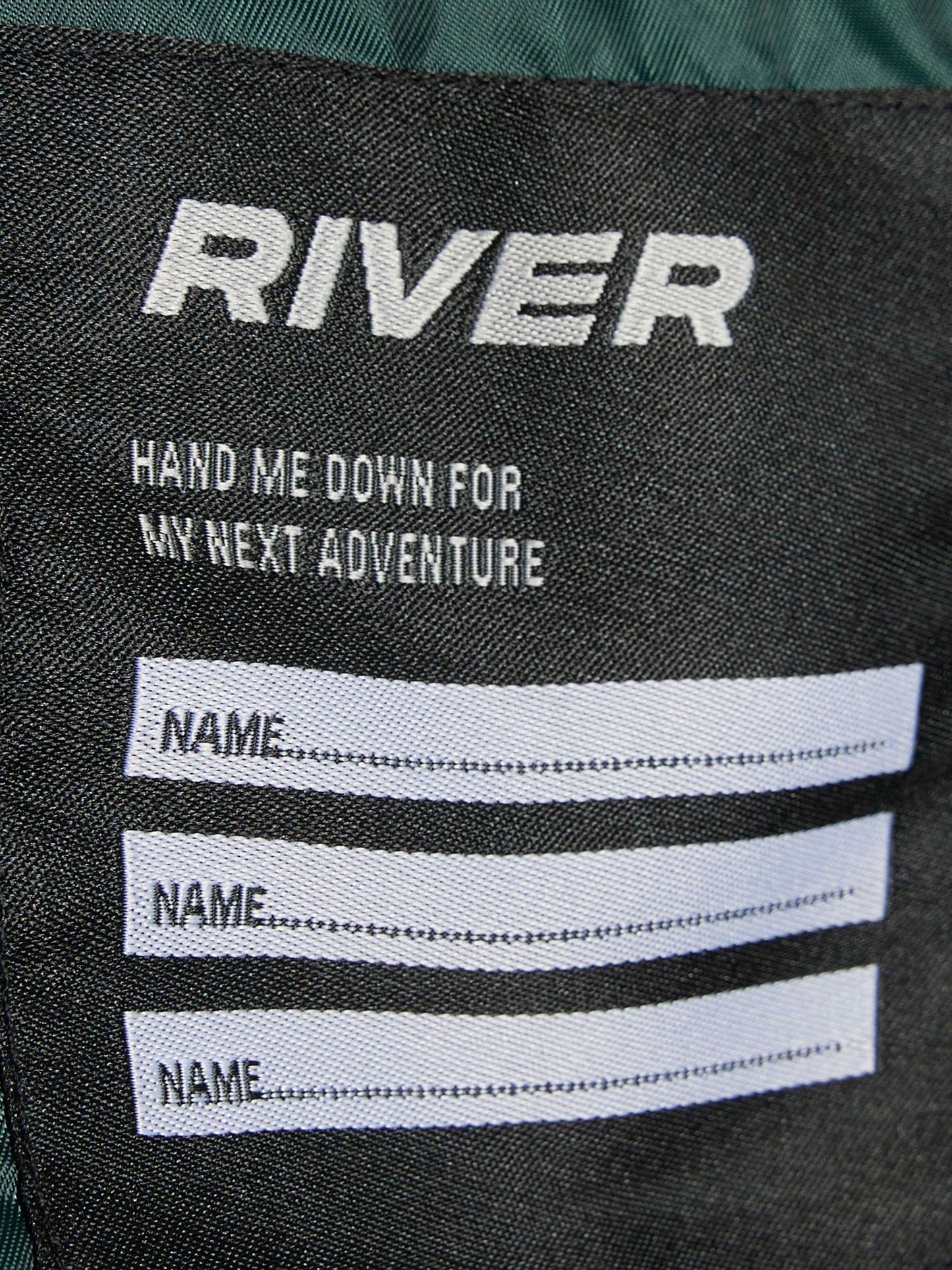 Dsiney Kidz - River Island Black Back To School River Branded Hooded Coat image 3