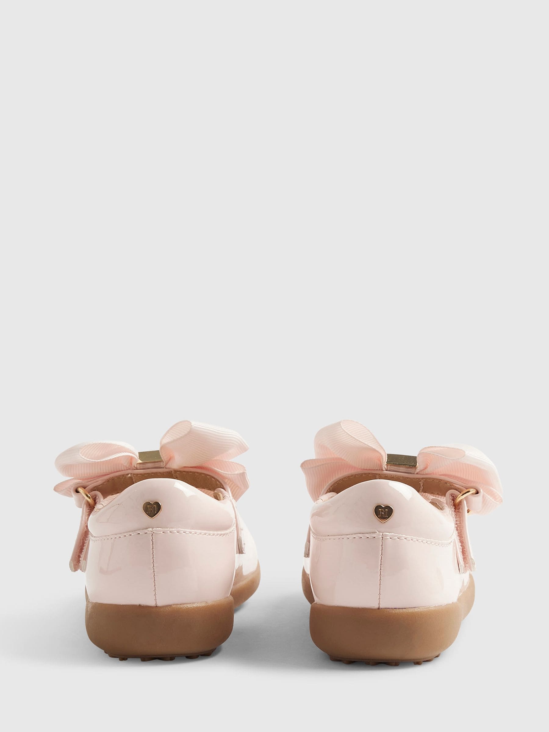 River Island Pink Bow Mary Jane Shoes image 4