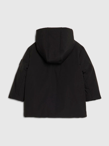 Dsiney Kidz - River Island Black Back To School River Branded Hooded Coat image 3