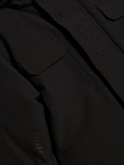 Dsiney Kidz - River Island Black Back To School River Branded Hooded Coat image 4