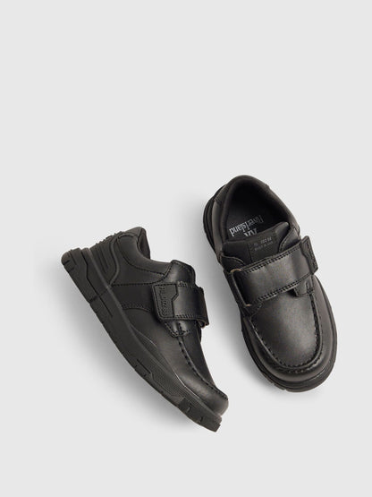 River Island Black Back To School Veltcro Shoes image 4