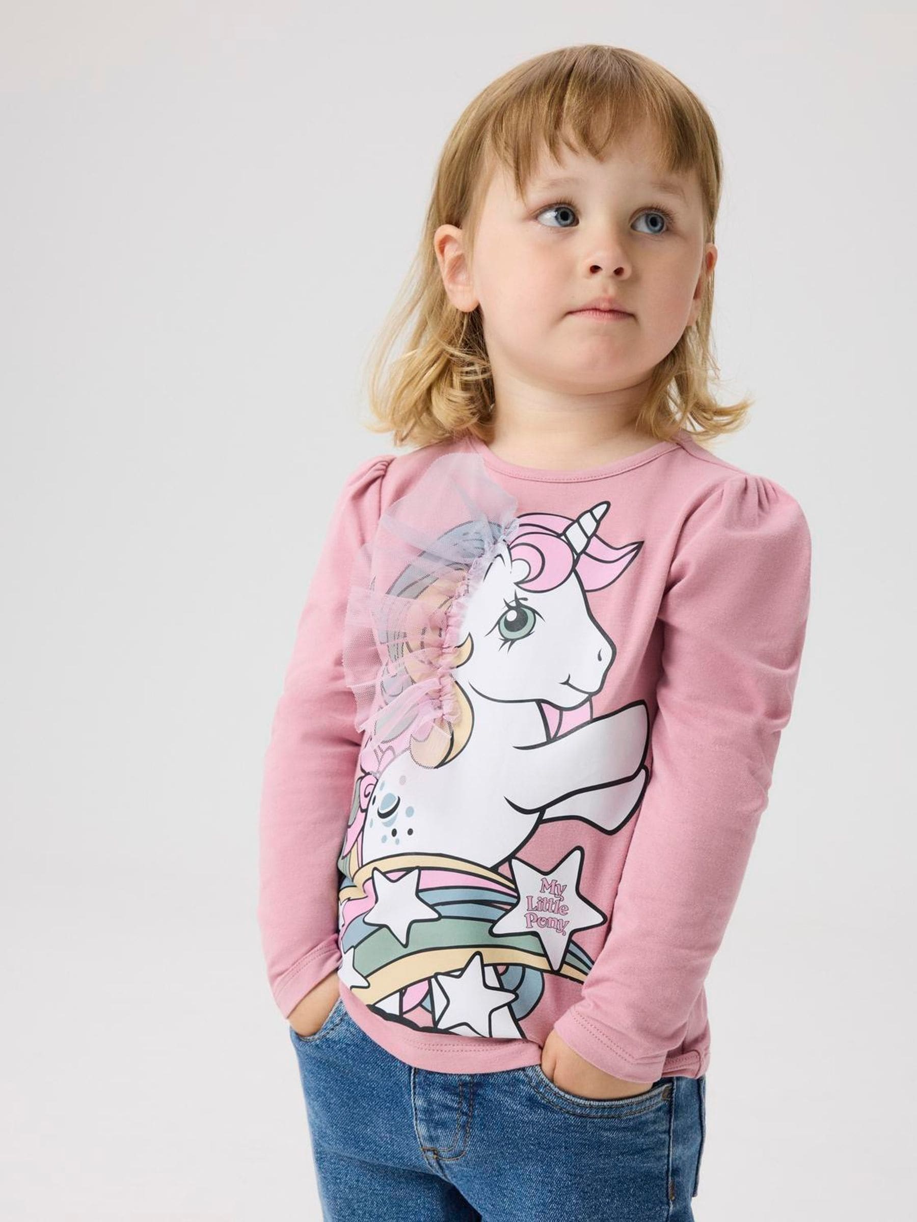 Dsiney Kidz - Name It Pink My Little Pony Tulle Long Sleeve Top image 1