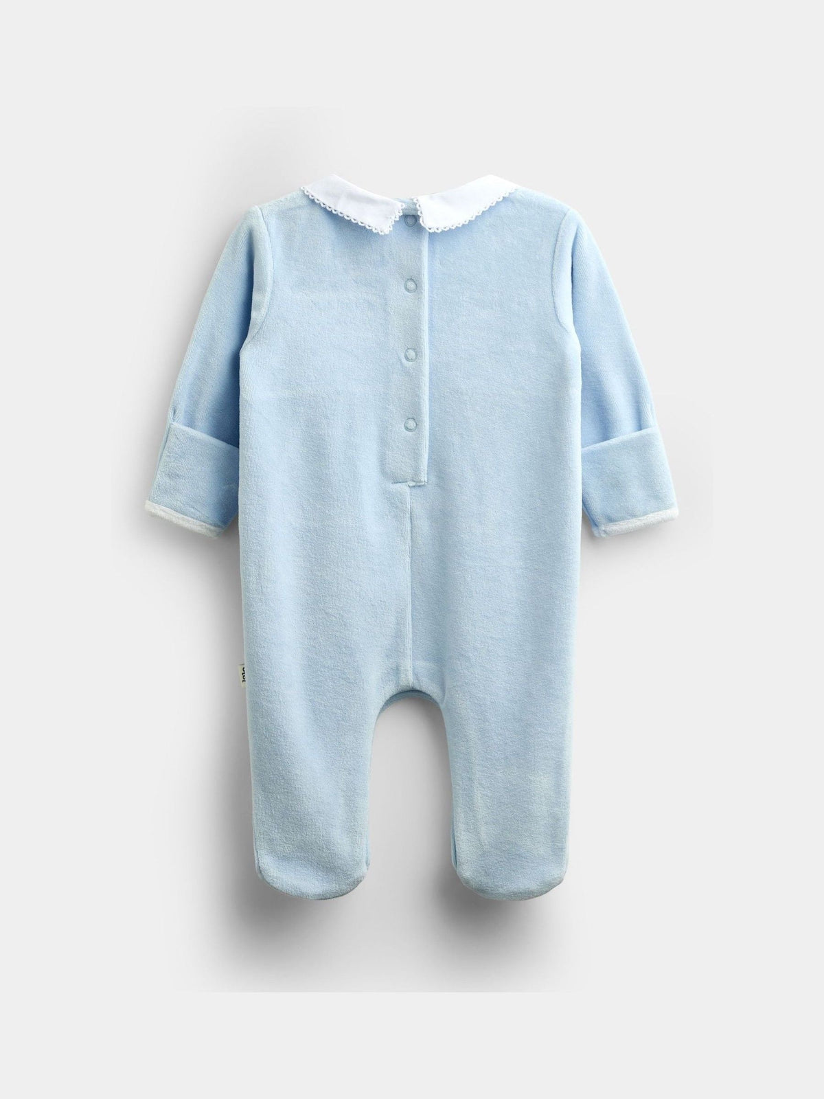 Jojo Maman Bébé Blue Smocked All In One - image 3