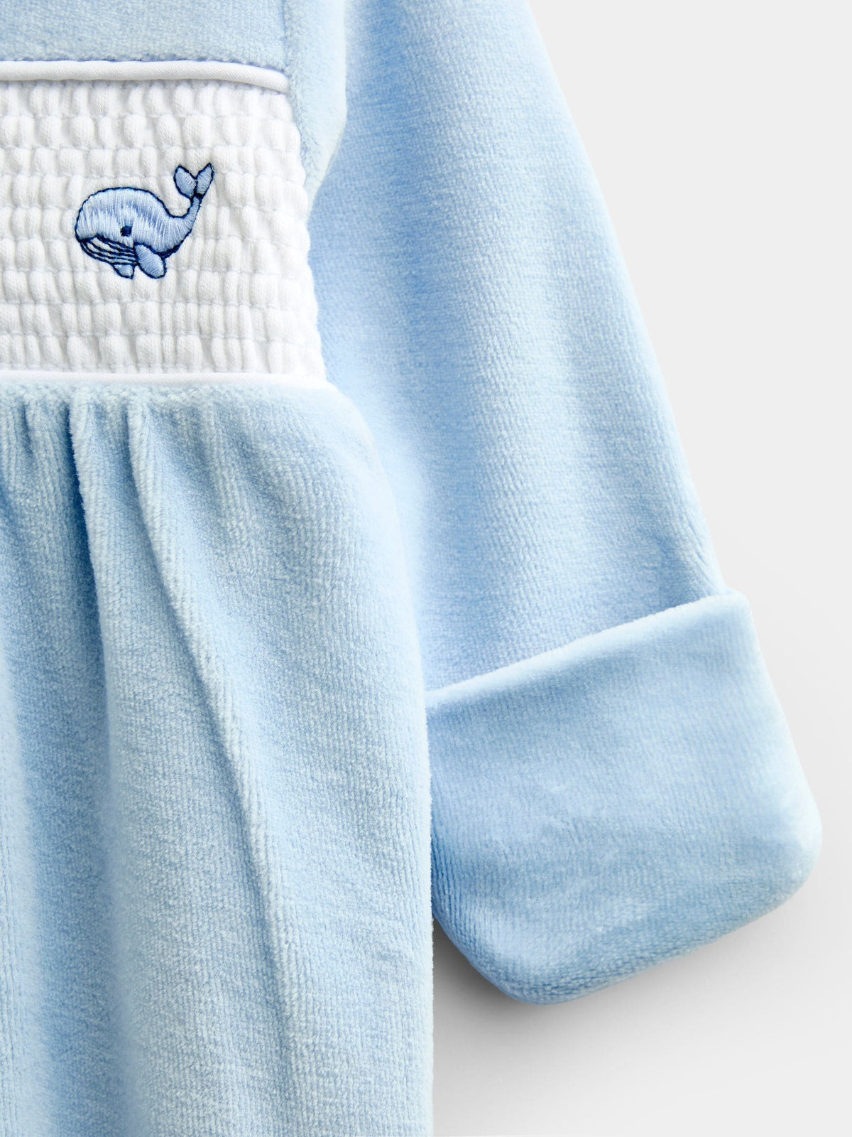 Jojo Maman Bébé Blue Smocked All In One - image 7