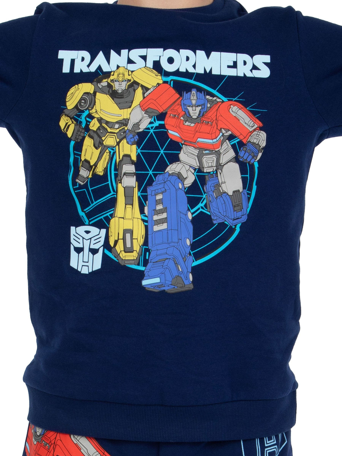 Character Blue Transformers Sweatshirt And Joggers Outfit Set - image 5
