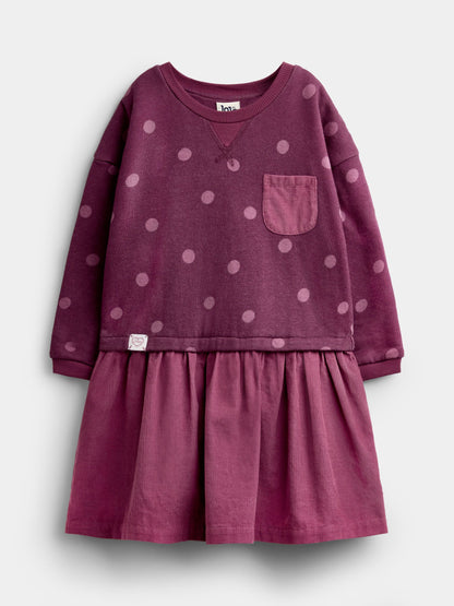 Dsiney Kidz - JoJo Maman Bébé Purple Combo Dress image 1
