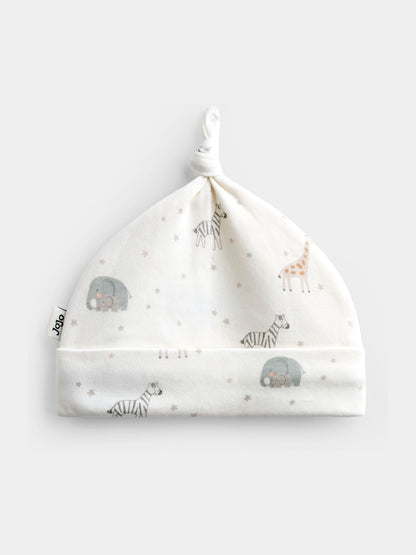 Dsiney Kidz - Jojo Maman Bébé Cream Safari Sleepsuit & Hat Set image 5