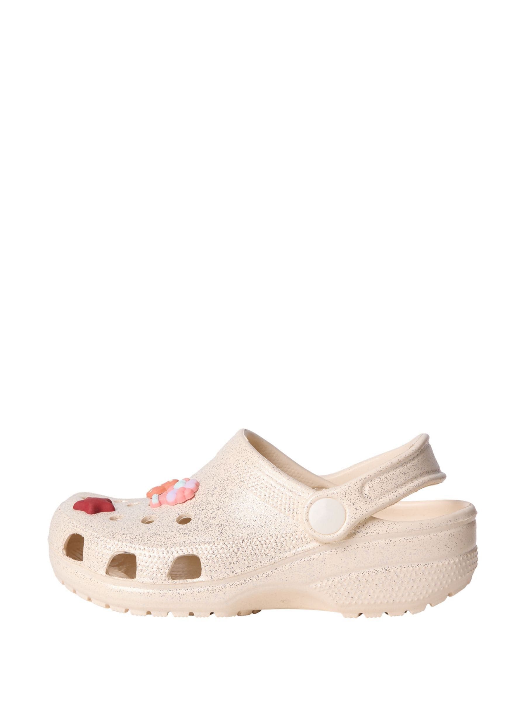 Name It Cream Rubber Clogs with Charms Sandals image 2