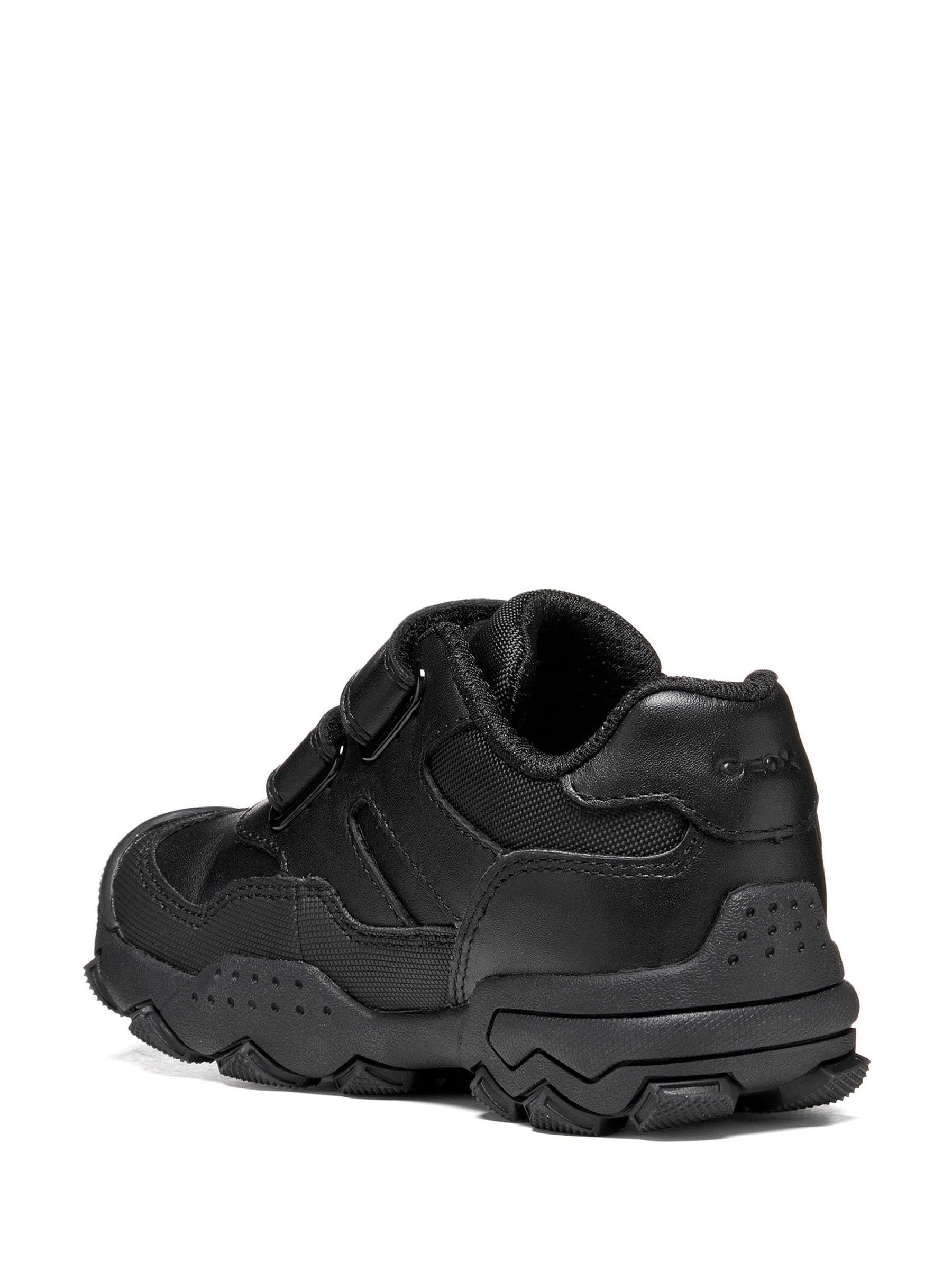 Geox Black J Buller Leather School Shoes image 3