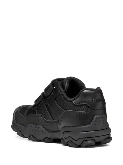 Geox Black J Buller Leather School Shoes image 3