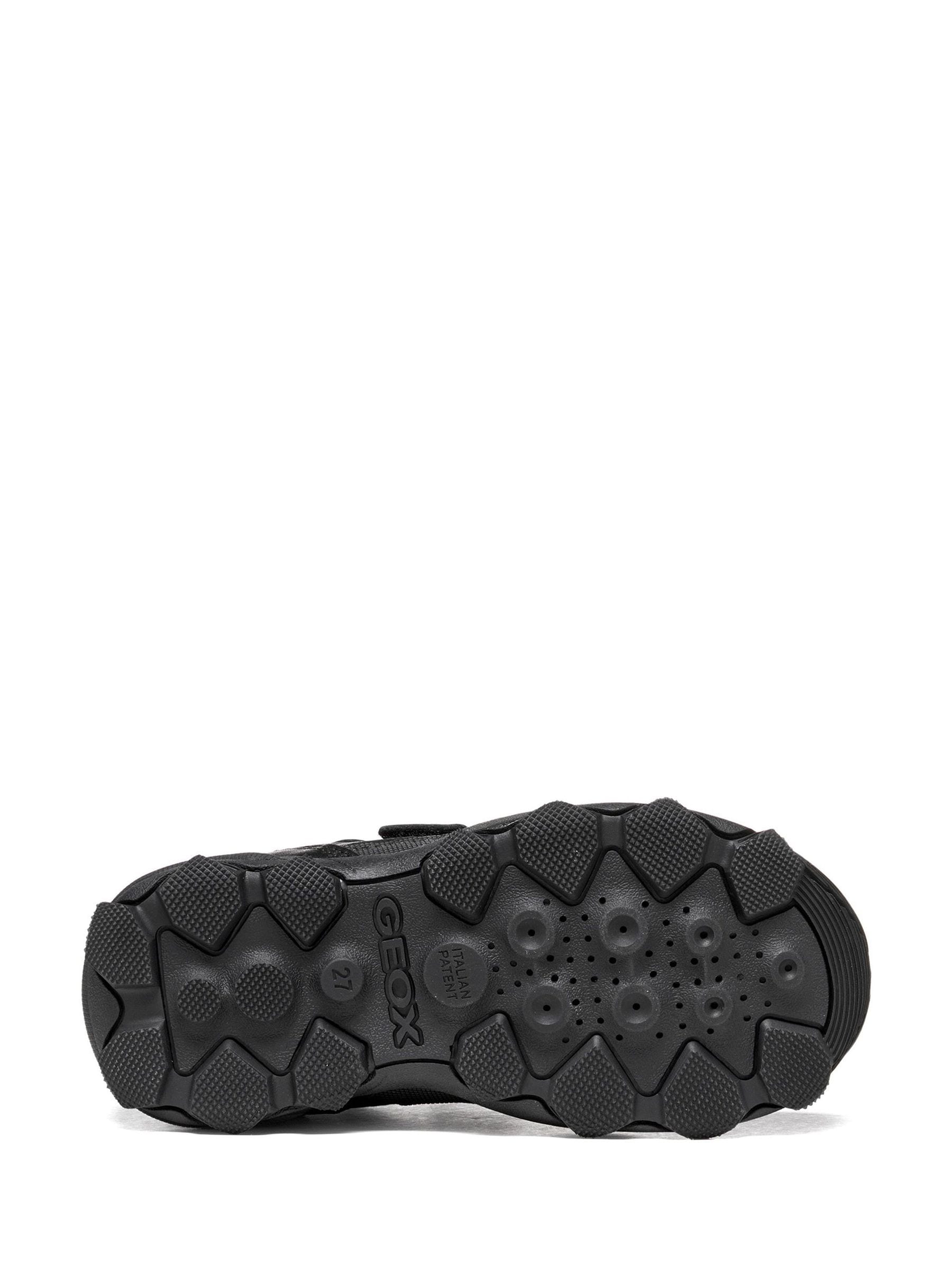 Geox Black J Buller Leather School Shoes image 4