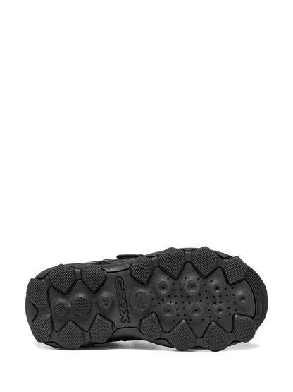 Geox Black J Buller Leather School Shoes image 4