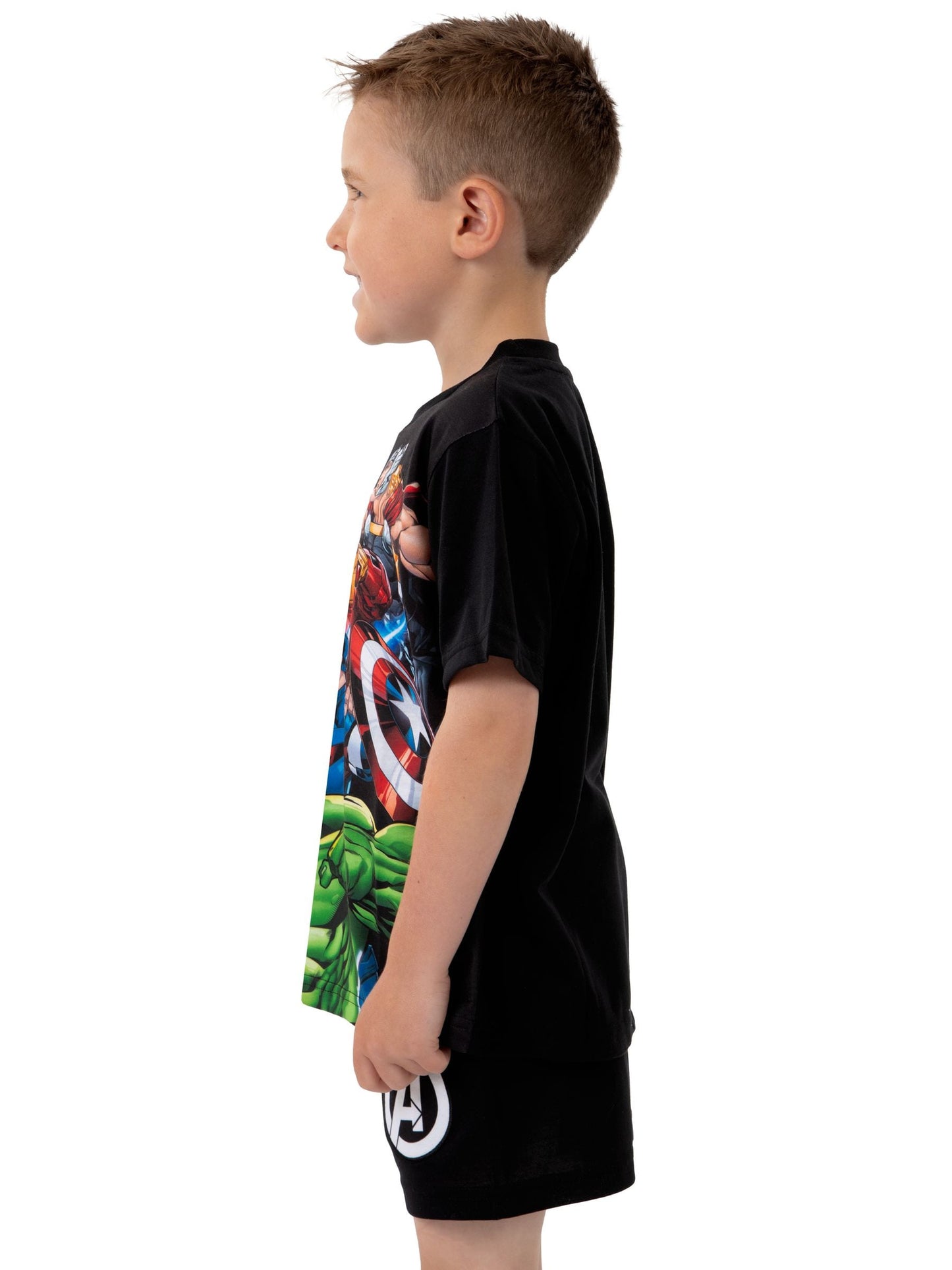 Dsiney Kidz - Character Black Marvel Avengers Short Pyjamas image 4