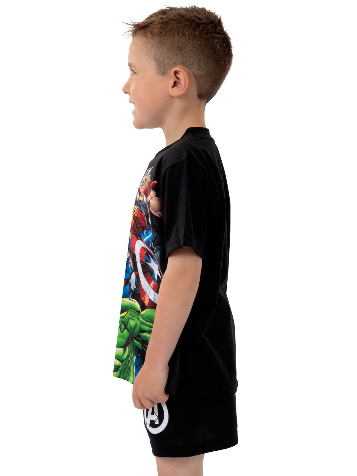 Dsiney Kidz - Character Black Marvel Avengers Short Pyjamas image 4