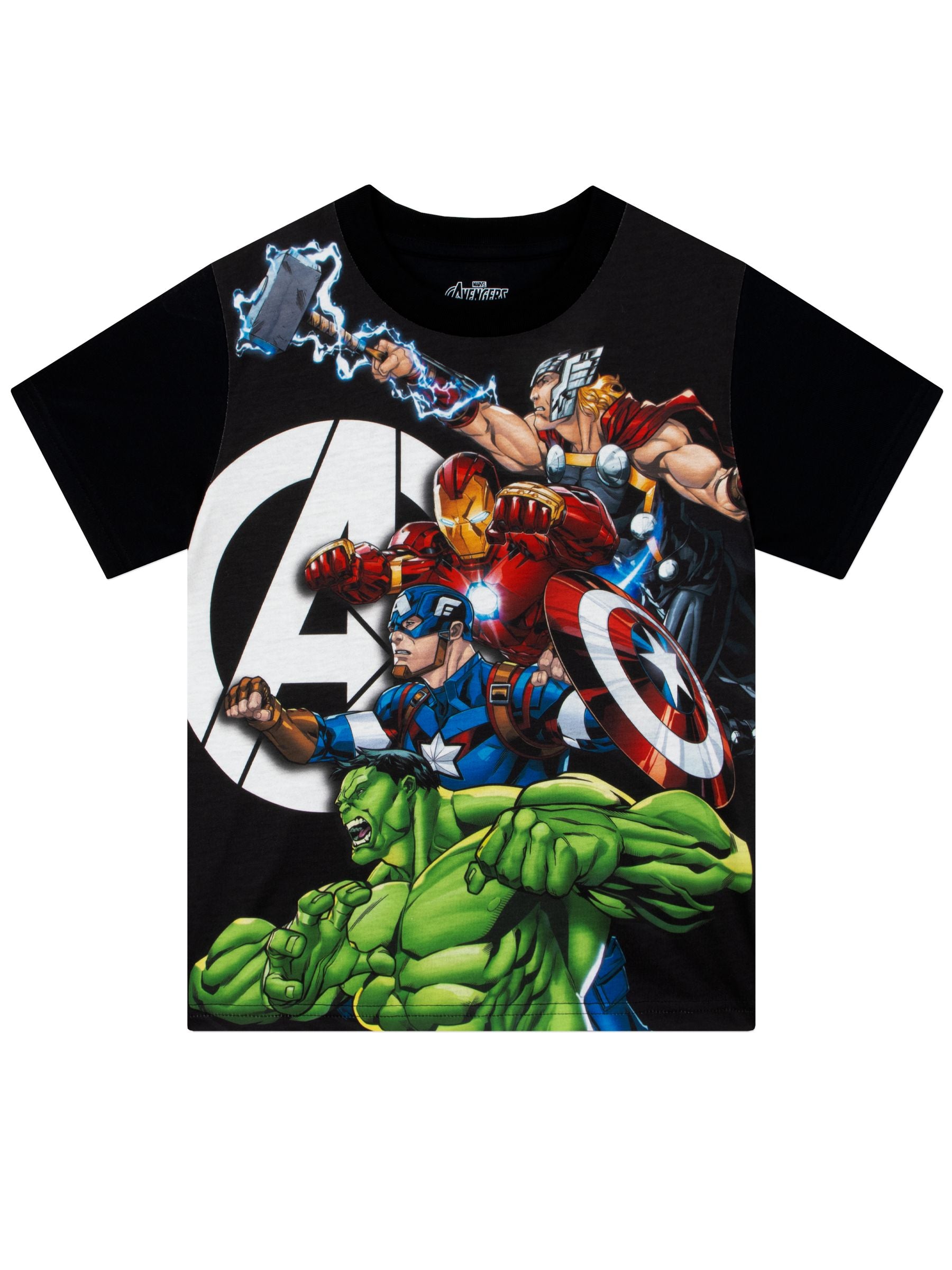 Dsiney Kidz - Character Black Marvel Avengers Short Pyjamas image 8