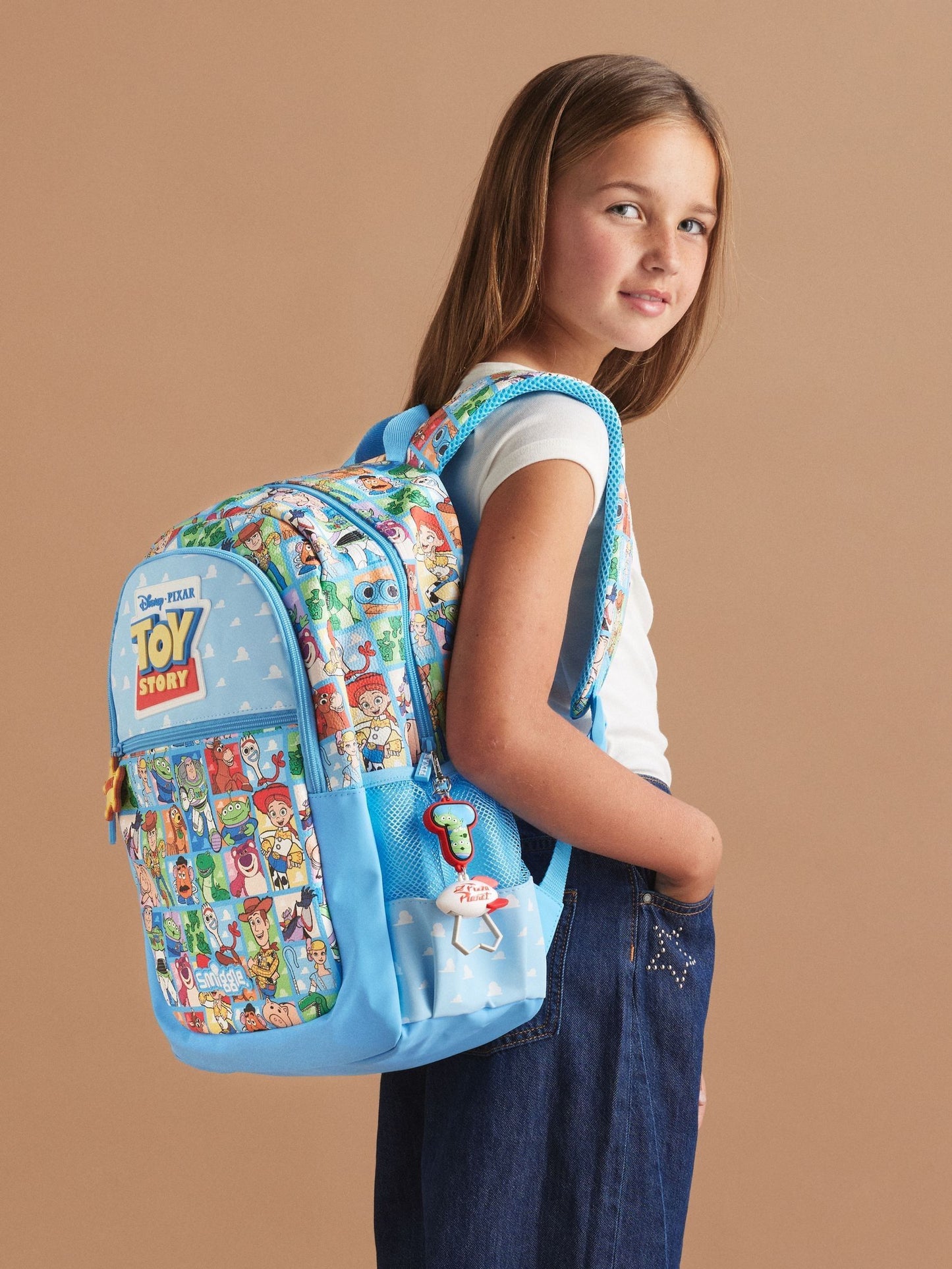 Smiggle Blue Toy Story Classic Backpack image 1