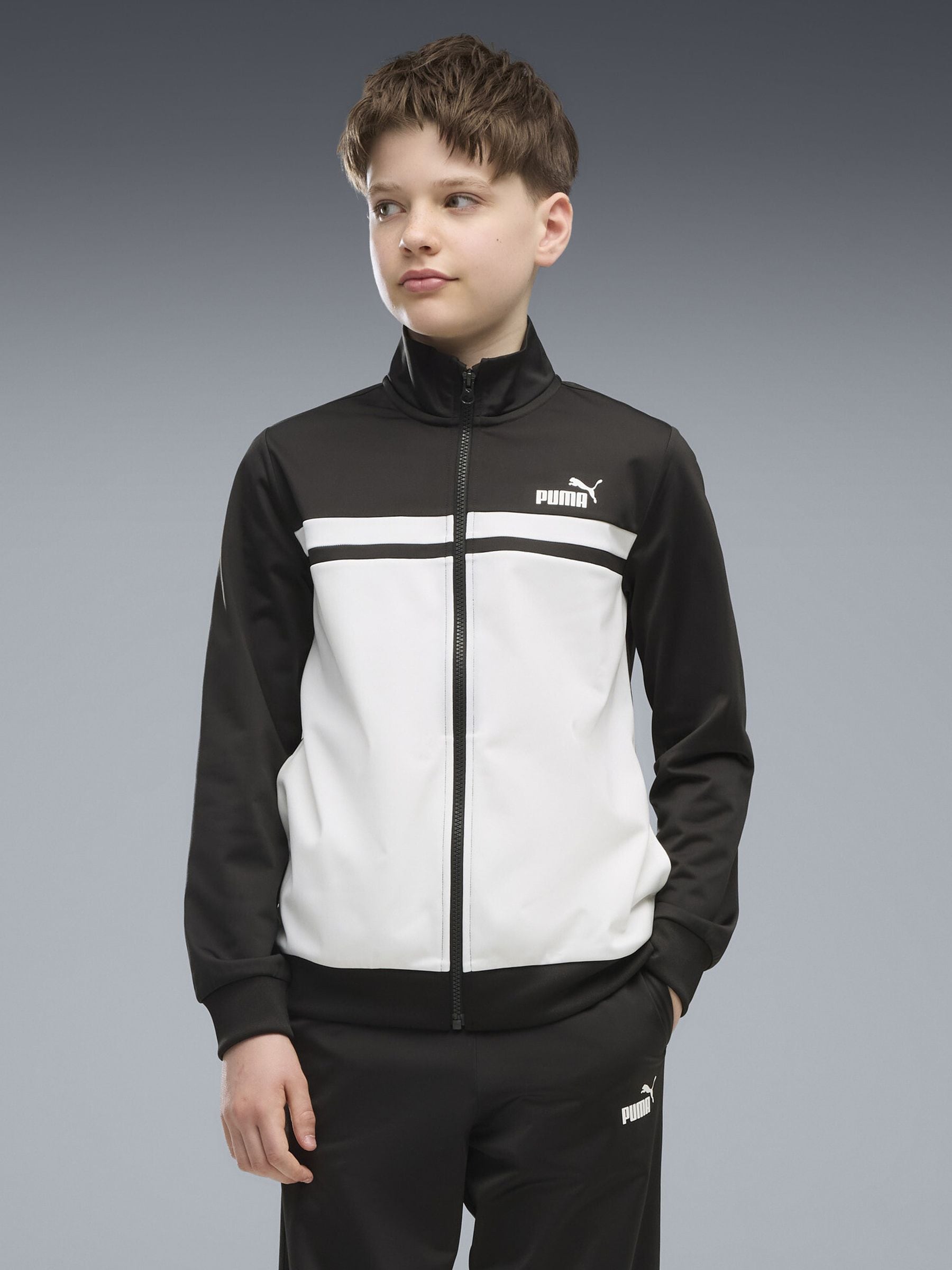 Dsiney Kidz - Puma Black Colourblocked Tracksuit image 3