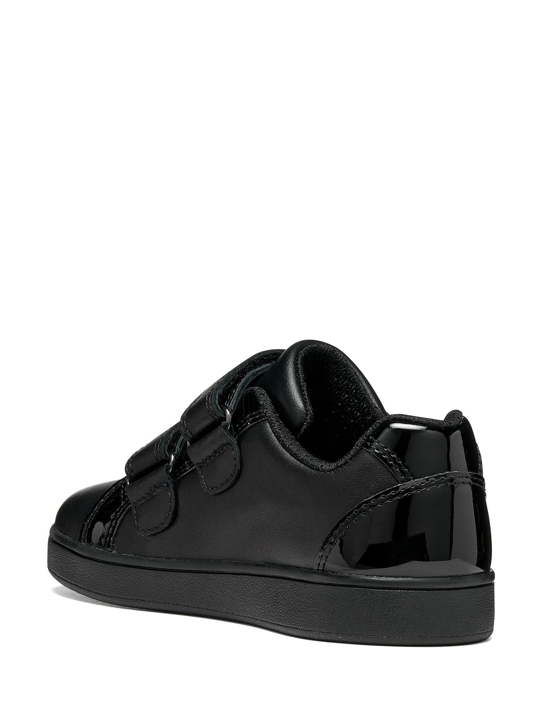 Geox Black J Eclyper Leather School Shoes image 2