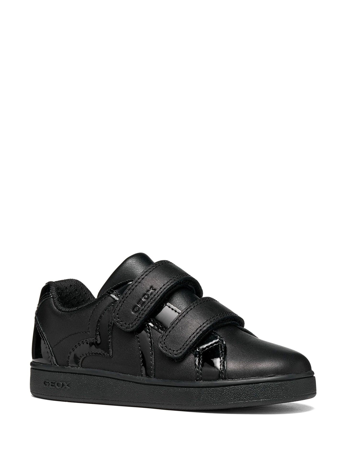 Geox Black J Eclyper Leather School Shoes image 3