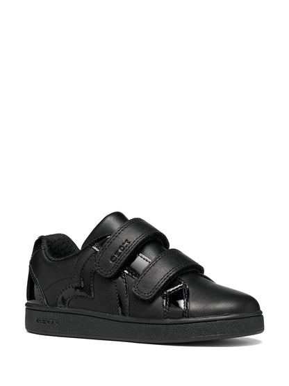 Geox Black J Eclyper Leather School Shoes image 3
