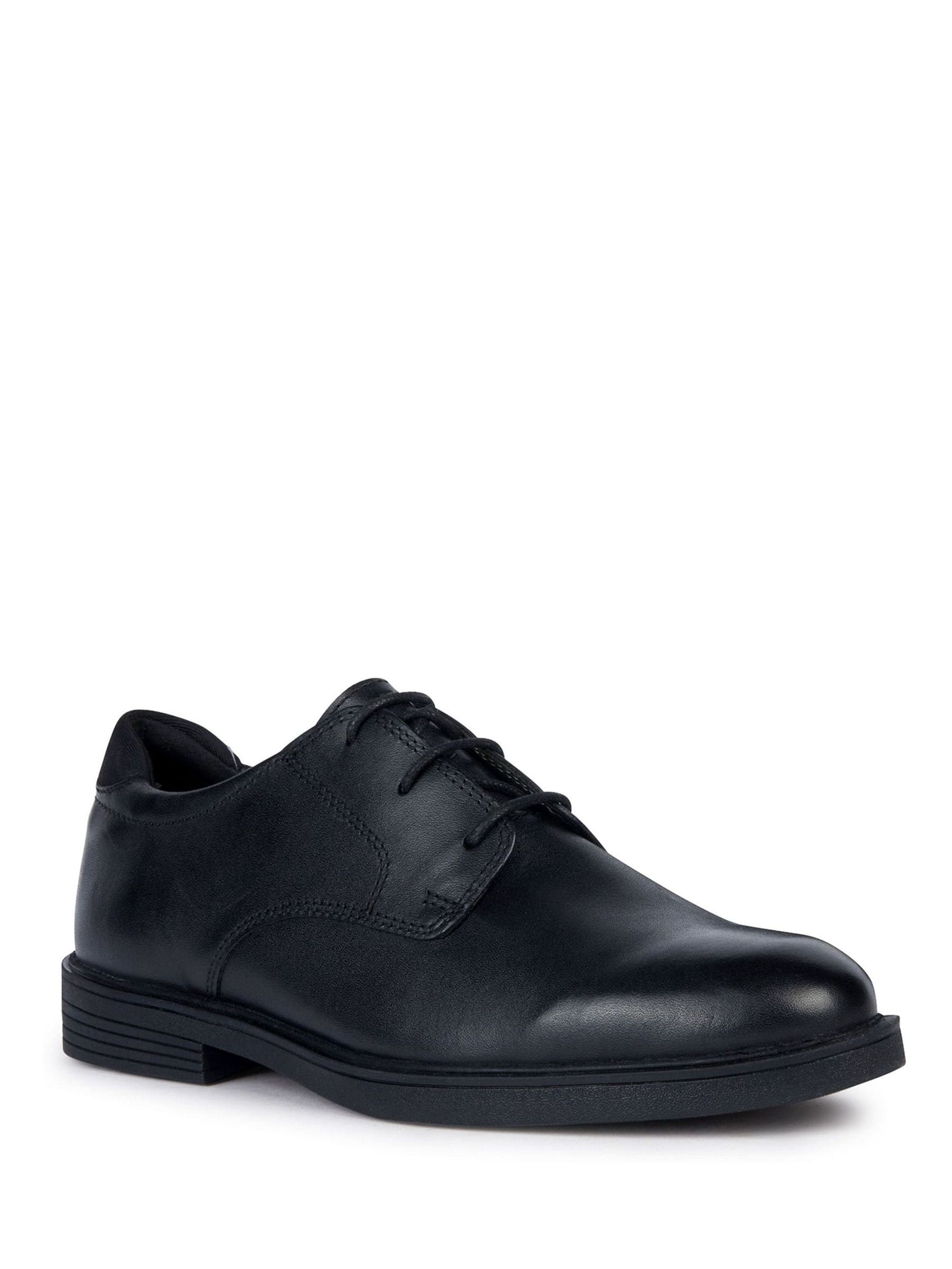 Geox Black J Zheeno A Leather School Shoes image 3
