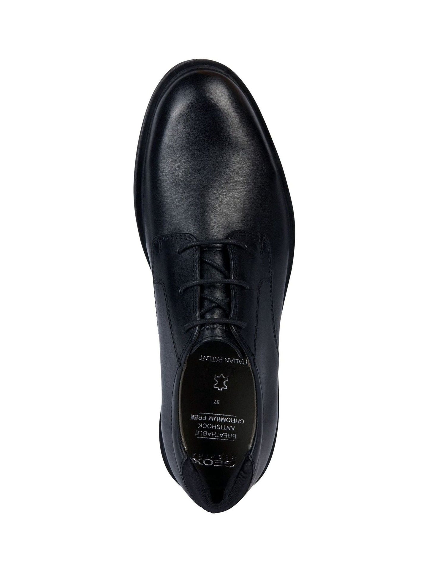 Geox Black J Zheeno A Leather School Shoes image 4