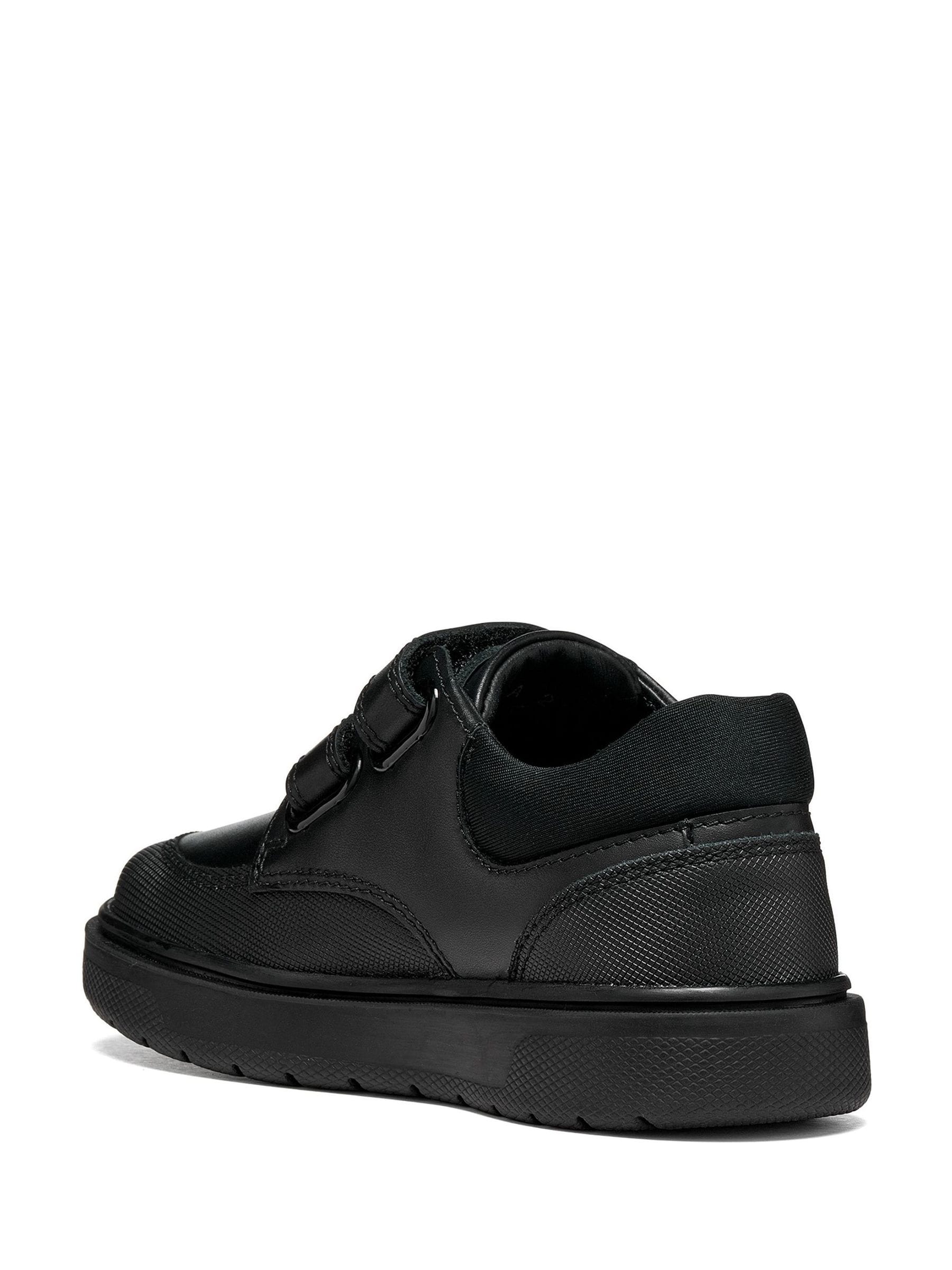 Geox Black J Riddock Leather School Shoes image 2