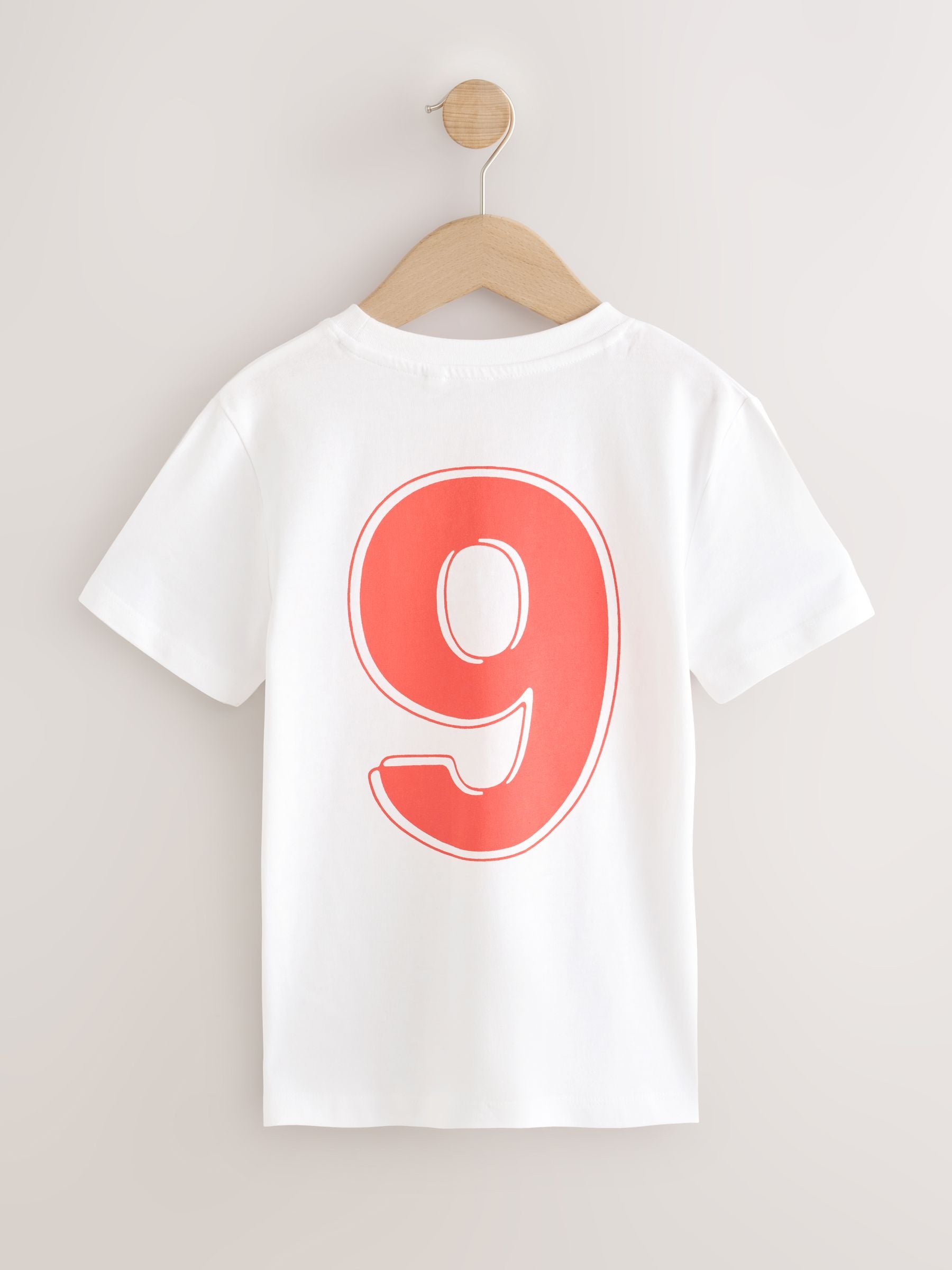 Dsiney Kidz - White England Short Sleeve Graphic Football T-Shirt (3-16yrs) image 2