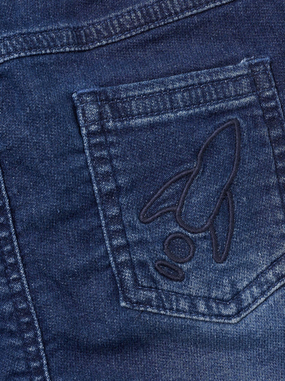 Dsiney Kidz - Angel & Rocket Blue Jersey Jeans image 3