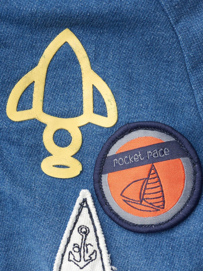 Dsiney Kidz - Angel & Rocket Blue Denim Jacket image 2