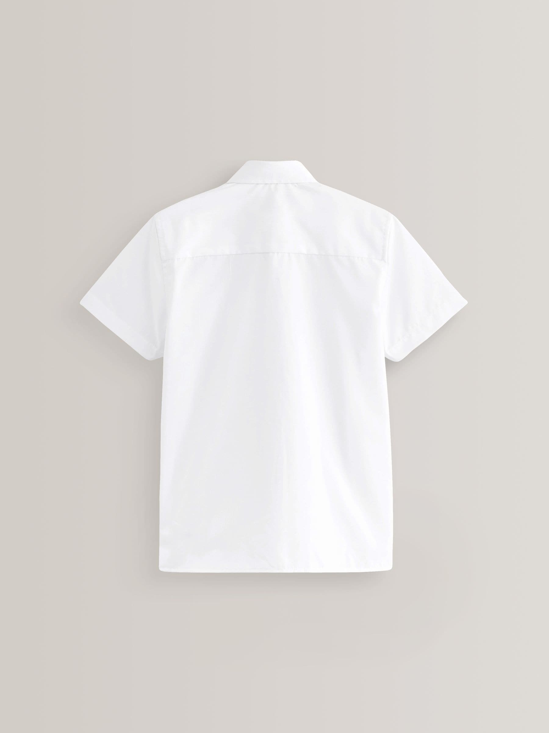 Dsiney Kidz - White Easy Fastening Short Sleeve School Shirts 2 Pack (3-16yrs) image 10