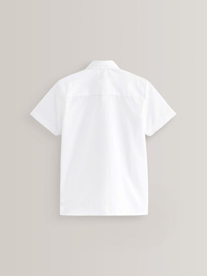 Dsiney Kidz - White Easy Fastening Short Sleeve School Shirts 2 Pack (3-16yrs) image 10