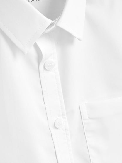 Dsiney Kidz - White Easy Fastening Short Sleeve School Shirts 2 Pack (3-16yrs) image 11