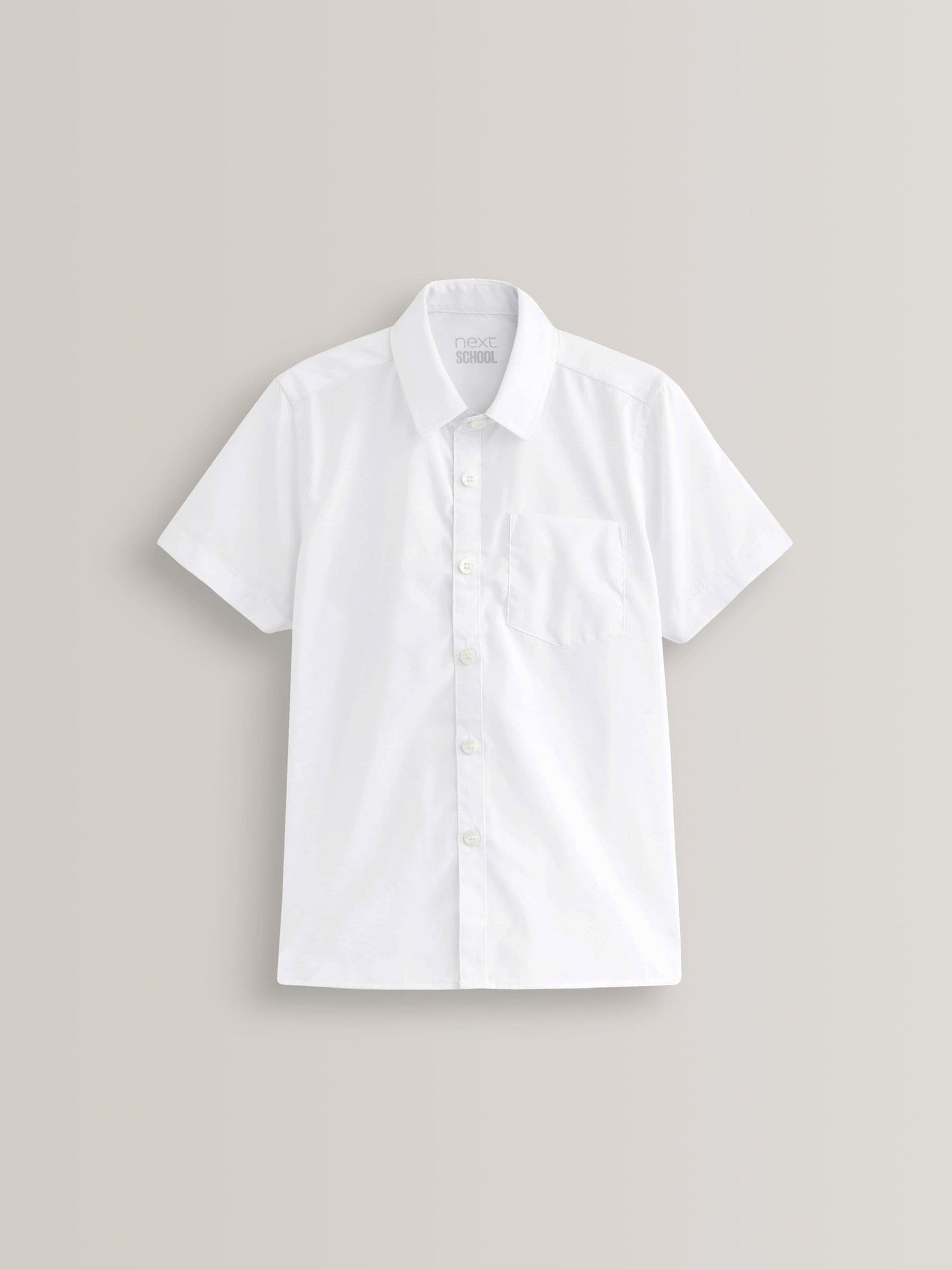 Dsiney Kidz - White Easy Fastening Short Sleeve School Shirts 2 Pack (3-16yrs) image 9